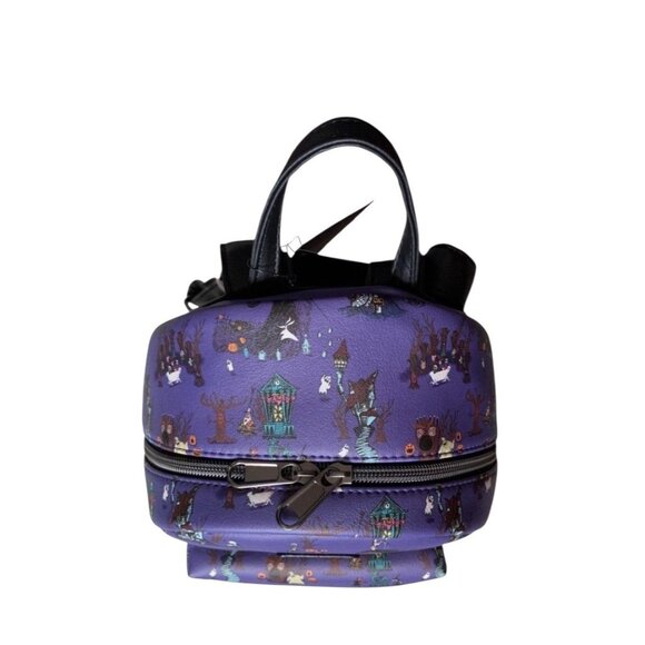 Loungefly Disney Nightmare Before Christmas Halloween Town Icons Mini Backpack main image 4